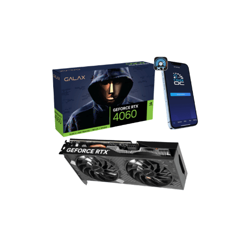 Galax RTX 4060 1-Click OC V2 8GB Gddr6 Graphics Card Galax RTX 4060 1-Click OC V2 8GB Gddr6 Graphics Card